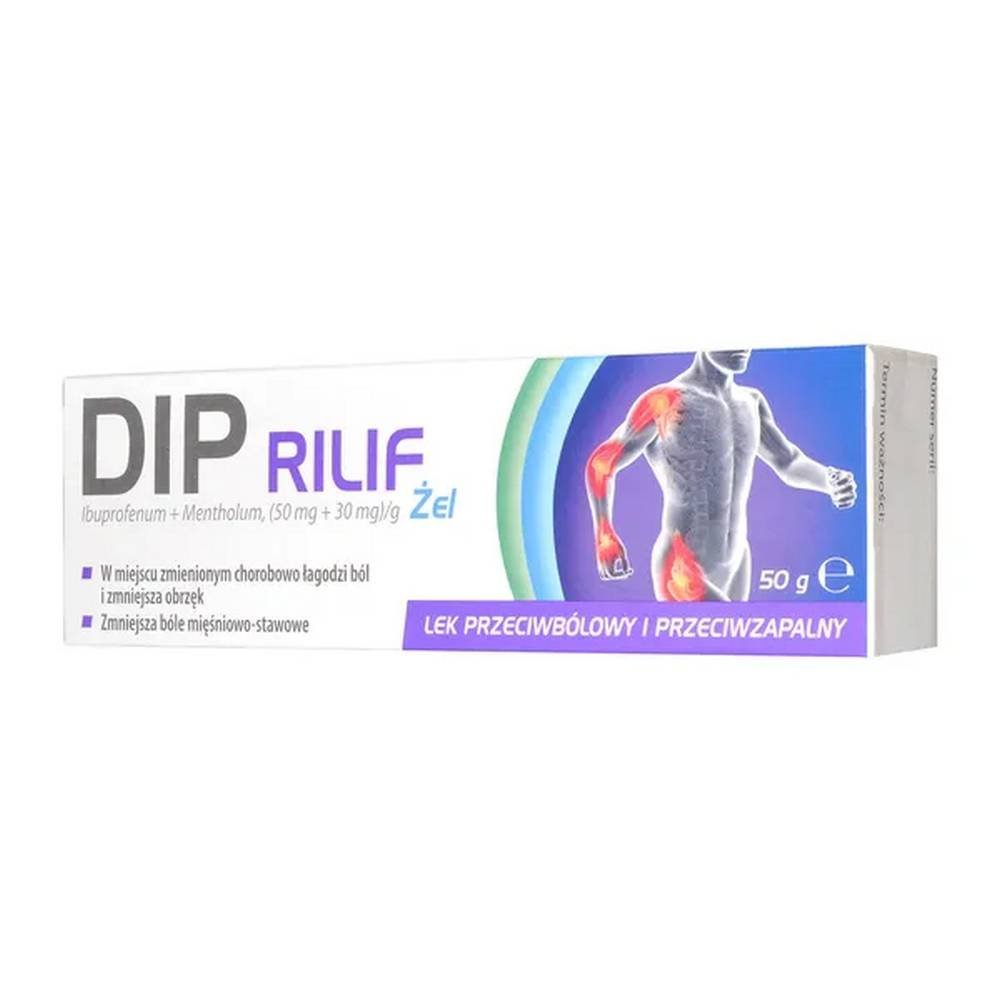 dip rilif gel g 50 Dip Rilif gel (0.05 g + 0.03 g)/g 50 g