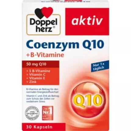 Doppelherz Coenzyme Q10 + B Vitamins Capsules 30 Pieces