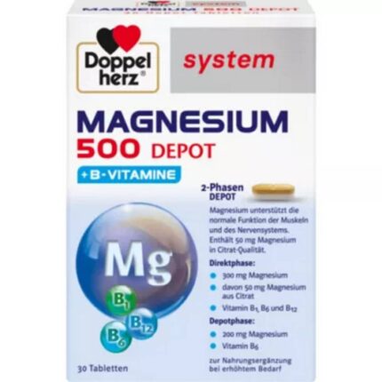 Doppelherz Magnesium 500 Tablets 30 Pieces