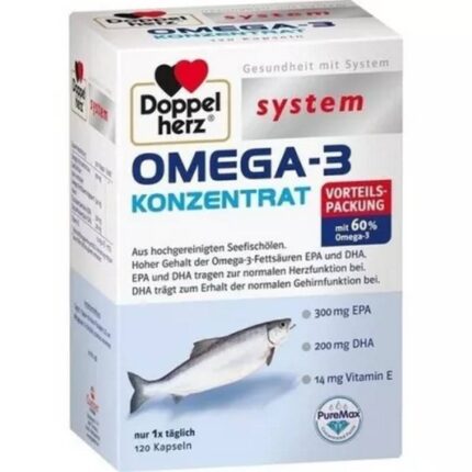 Doppelherz Omega-3 Capsules 120 Pieces