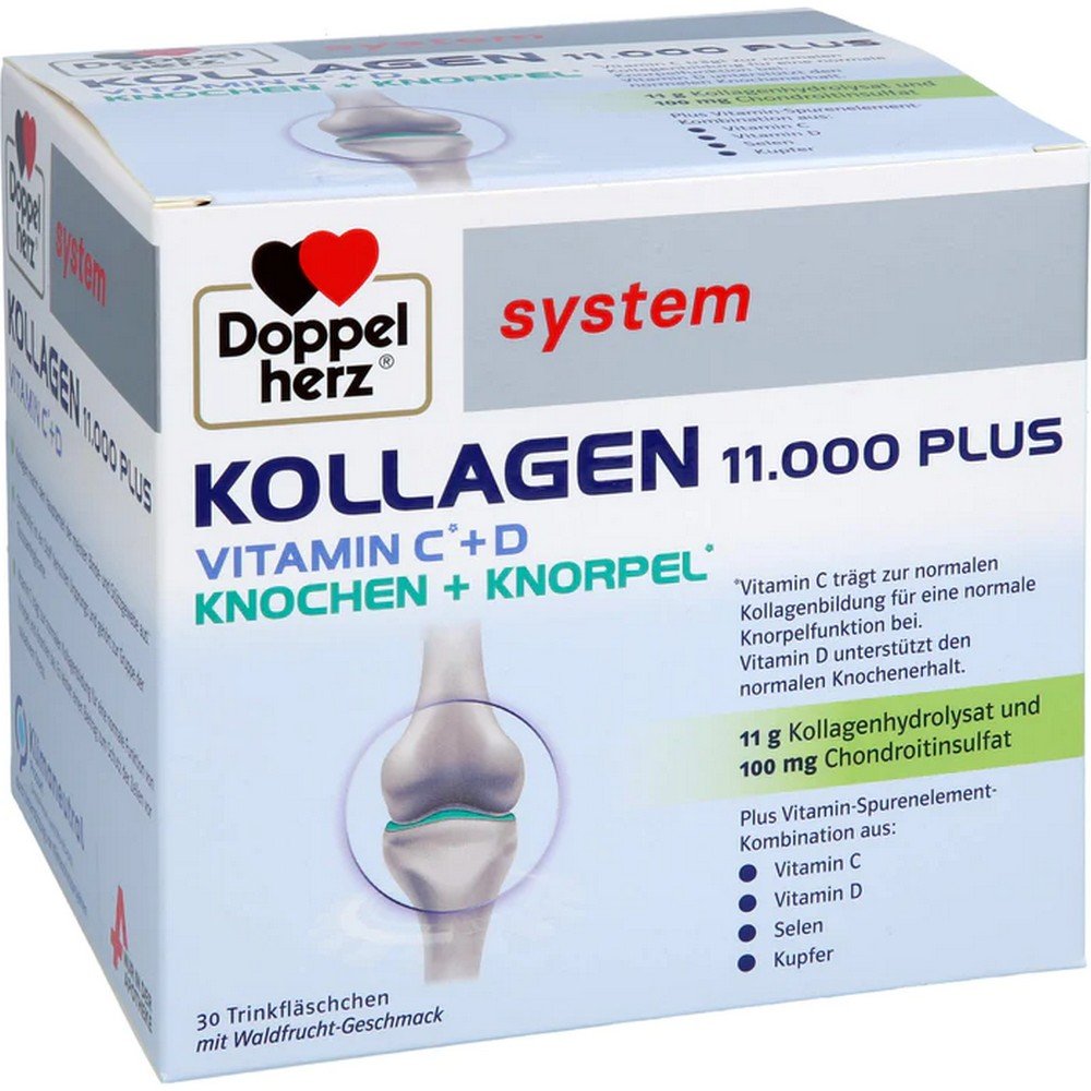 doppelherz system kollagen 11000 plus ampullen 30 stuck Doppelherz System Kollagen 11 000 Plus Ampullen 30 pcs