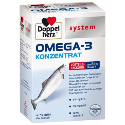 Doppelherz Omega-3 Concentrate System Capsules 120 pcs
