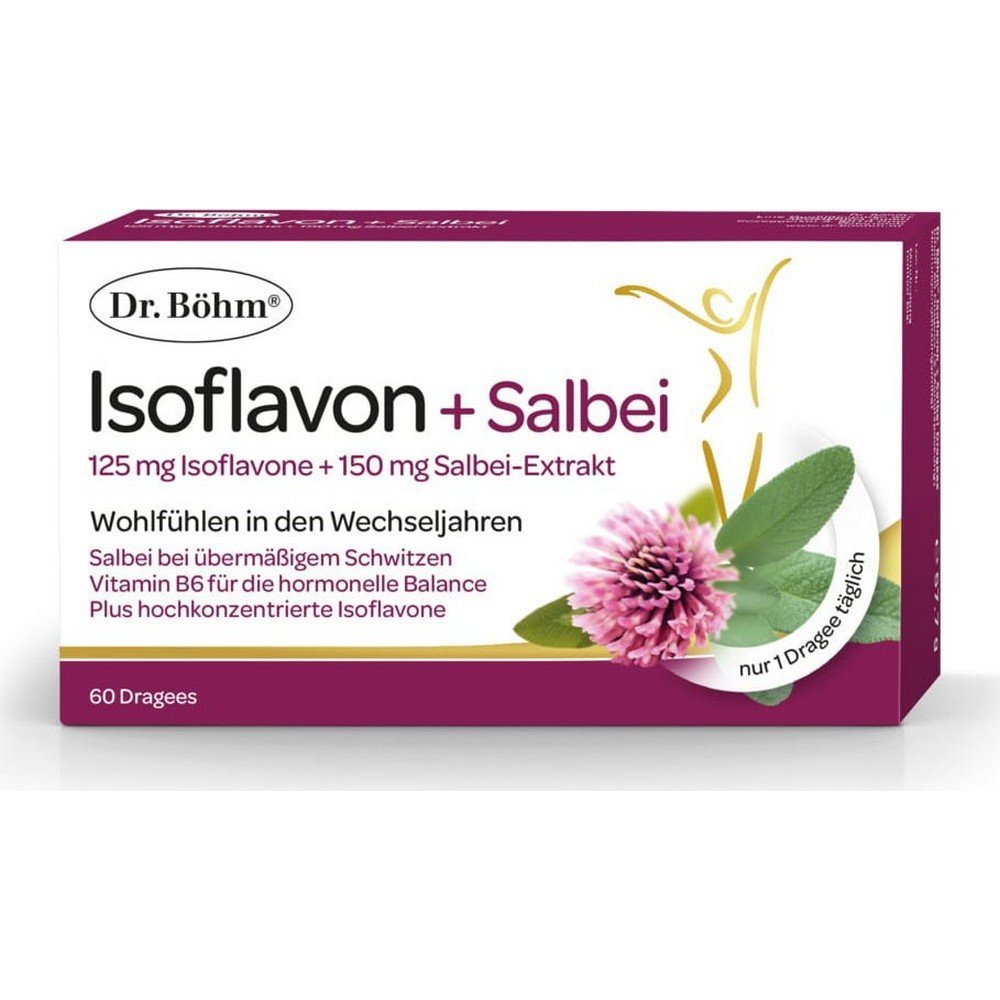 dr bohm isoflavone sage dragees 60 pieces Dr. Böhm Isoflavone + Sage Dragees 60 pcs