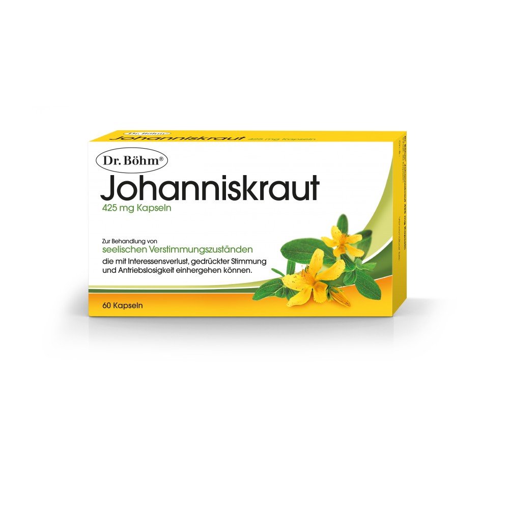 dr bohm johanniskraut 425mg kapseln 60 stuck Dr. Böhm Johanniskraut 425mg Kapseln 60 Stück