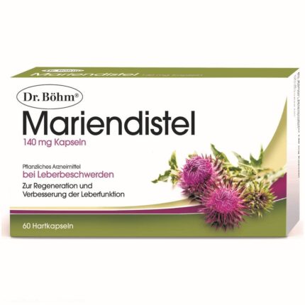 Dr. Böhm Mariendistel Kapseln 60 pcs – (Dr. Böhm milk thistle capsules)