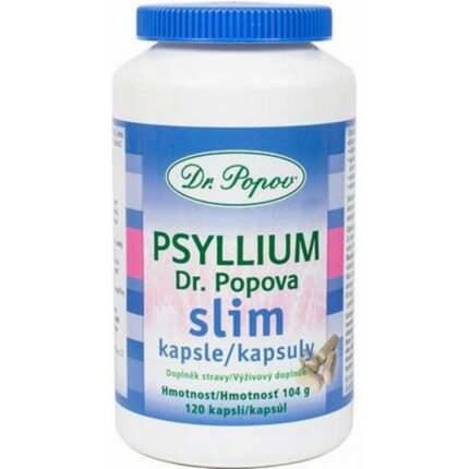 Dr. Popov Psyllium Slim Capsules 120 Pieces
