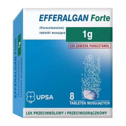 Efferalgan Forte 1 g Effervescent Tablets 8 pcs