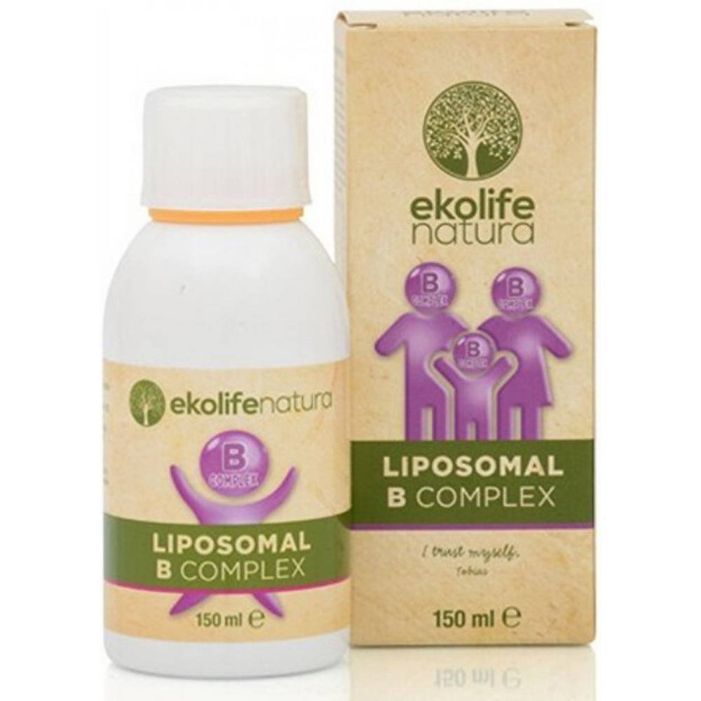 ekolife natura lipozomalni b komplex kapky 150 Ekolife Natura Liposomal B-Complex Drops 150 ml