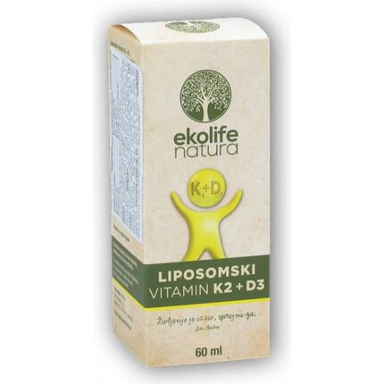 Ekolife Natura Liposomal Vitamin K2+D3 60