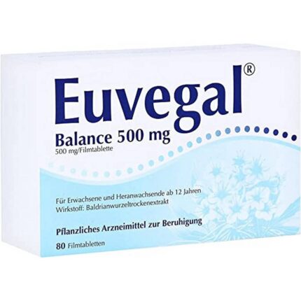 Euvegal Balance 500 mg Film-Coated Tablets 80 pcs