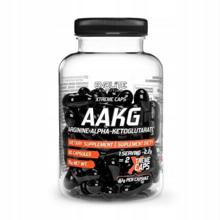 Evolite AAKG Xtreme 60 Capsules Arginine Pump