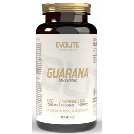 Evolite Guarana Extract 100 Caps 455 mg Stimulation