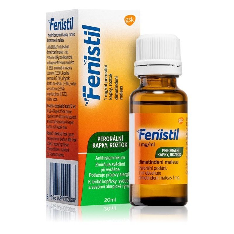 fenistil porgttsol 1 x 20 ml Fenistil oral drops 20 ml