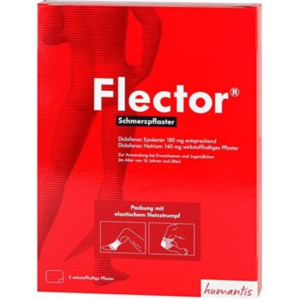 FLECTOR pain plaster + elastic fishnet stocking, 5 pcs