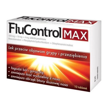 FluControl Max 650 mg + 10 mg + 4 mg Coated Tablets 10 pcs