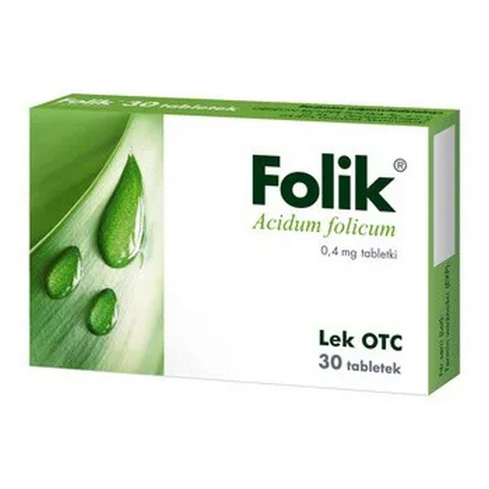 folik 04 mg tablets 30 pieces Folik 0.4 mg Tablets 30 Pieces