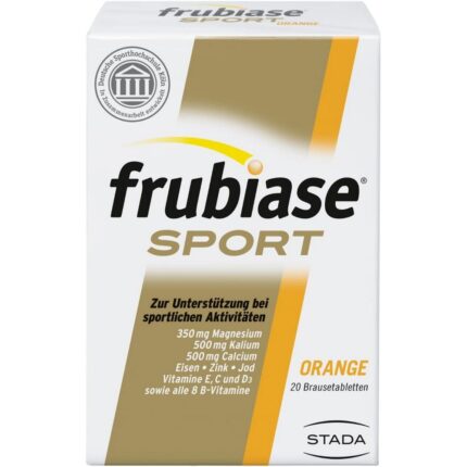 Frubiase Sport Orange – 20 effervescent softgel tablets