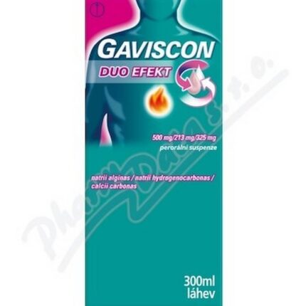 Gaviscon Duo Effekt 500mg/213mg/325mg 300ml