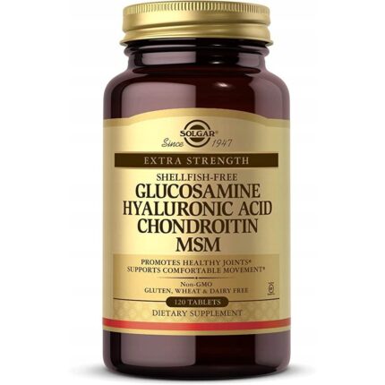 Solgar Glucosamine Hyaluronic Acid MSM 120 Tablets