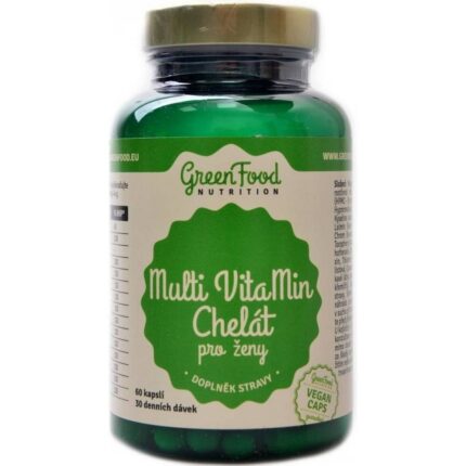 GreenFood Nutrition Multi Vitamin Chelate for Women 60 Capsules