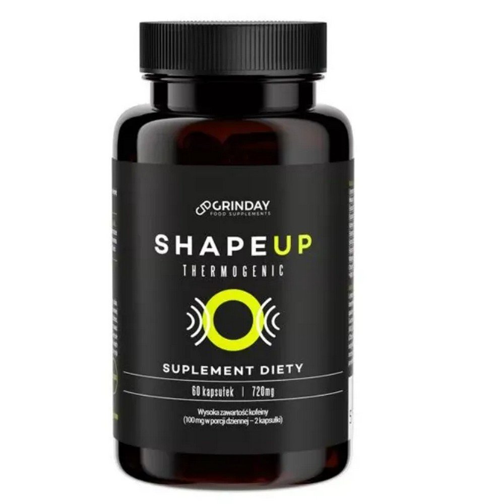 grinday shape up thermogenic fat burner 60 caps Grinday Shape Up Thermogenic Fat Burner 60 Capsules