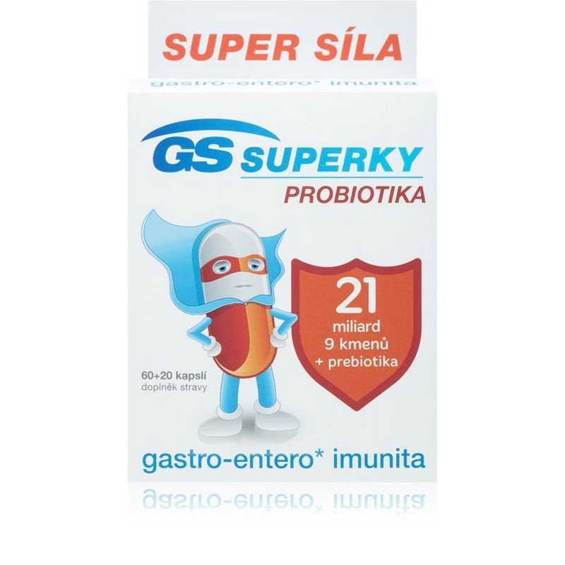 gs superky probiotics 60 20 caps GS Superky Probiotics 60 Plus 20 Capsules