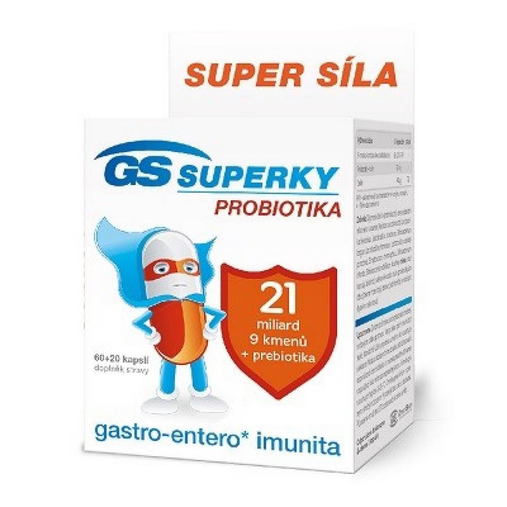gs superky probiotics 60 20 capsules GS Superky Probiotics 60 + 20 Capsules