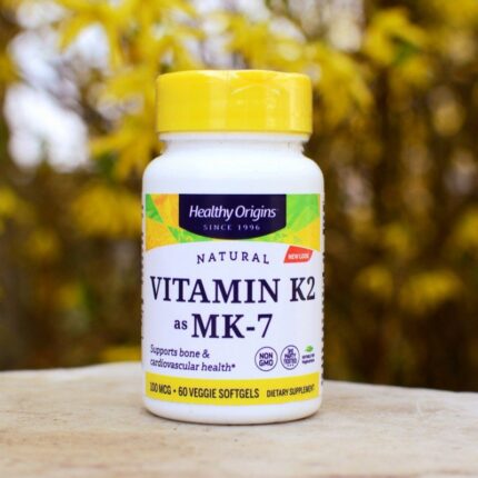 Healthy Origins Vitamin K2 as MK-7 100 mg x 60 caps