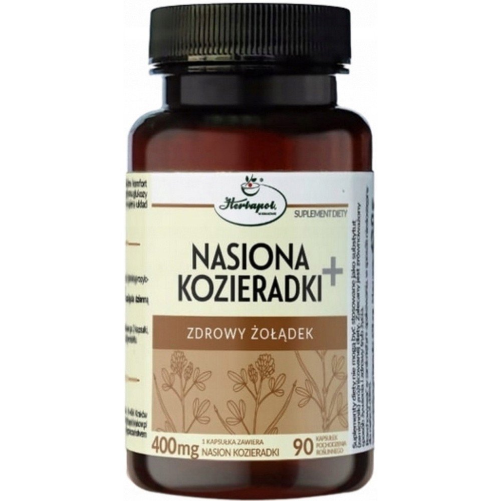 herbapol krakowdietary supplement fenugreek seeds 90suplement diety nasiona kozieradki 90 Herbapol Kraków Fenugreek Seeds + Dietary Supplement 90 pcs