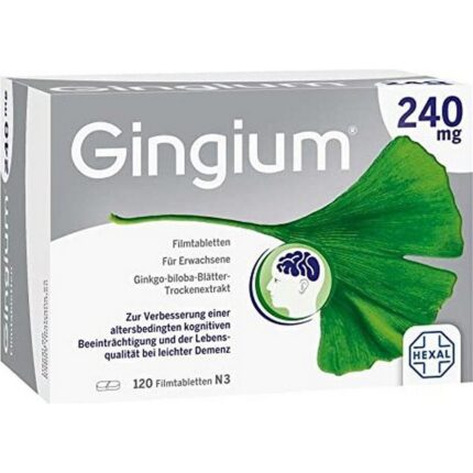 Hexal Gingium 240mg Film-Coated Tablets 120 pcs