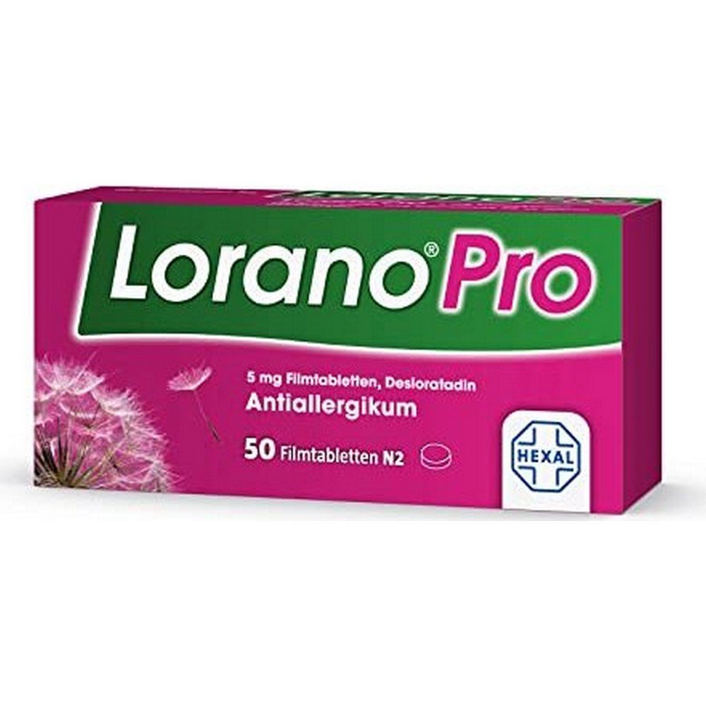 hexal lorano pro 5mg filmtabletten 50 stuck Hexal Lorano Pro 5mg Filmtabletten 50 Stück