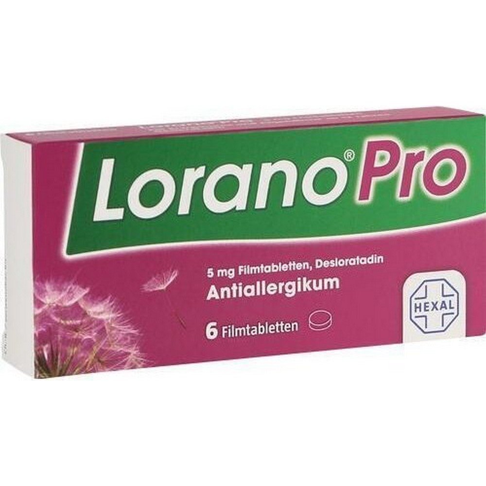 hexal lorano pro 5mg filmtabletten 6 stuck Hexal Lorano Pro 5mg Filmtabletten 6 Stück
