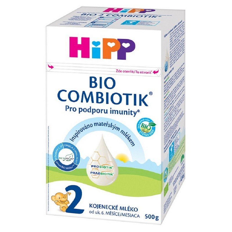 hipp 2 bio combiotik continuing infant milk from 6 12 months 500 g HiPP 2 BIO Combiotik Continuing infant milk from 6 - 12 months 500 g