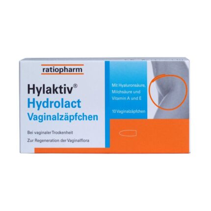 Hylaktiv Hydralact-ratiopharm Vaginal Suppositories 10 pcs