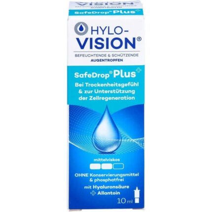 Hylo-Vision SafeDrop Plus eye drops, 10 ml — Hylo-Vision SafeDrop Plus Augentropfen, 10 ml