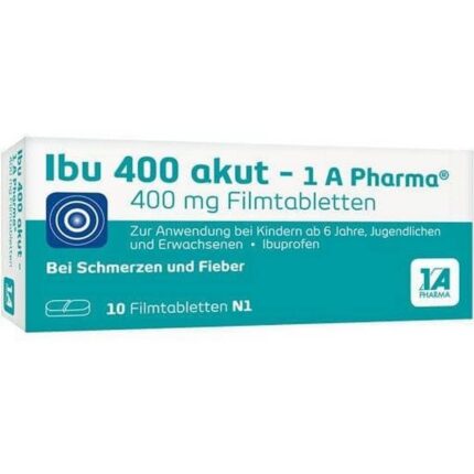 IBU 400 Acute 1A Pharma Film-Coated Tablets 10 pcs