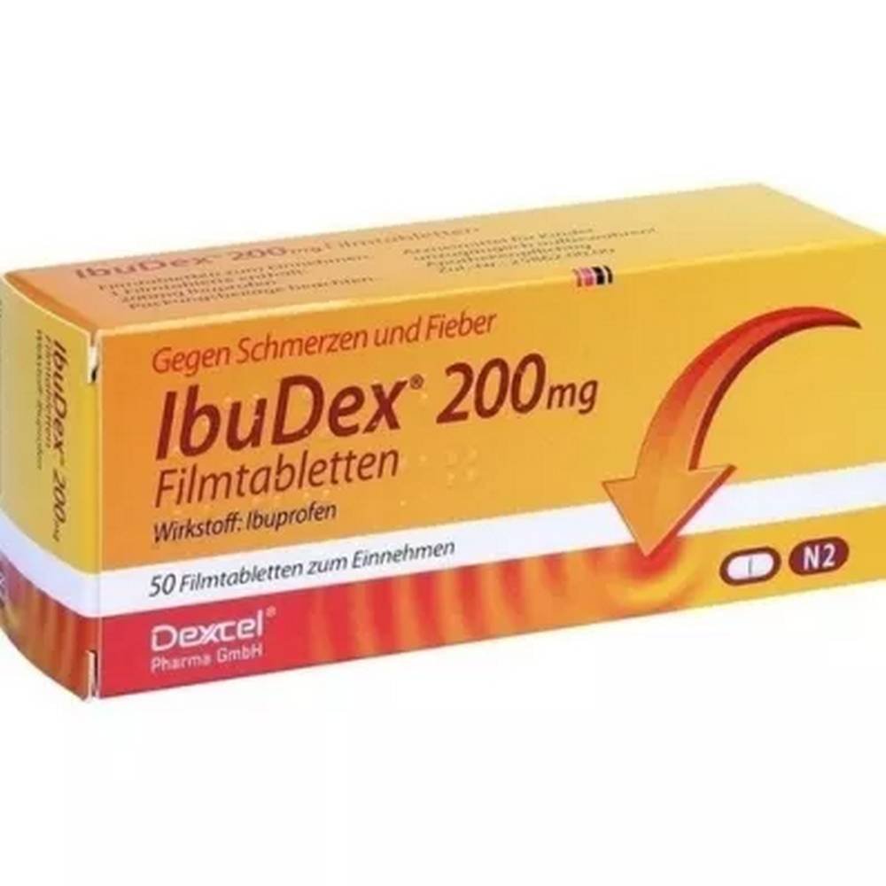 ibudex 200 mg 50 pcs IBUDEX 200 mg — 50 pcs