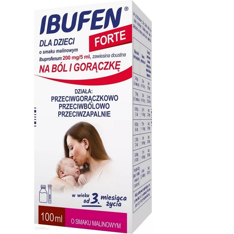 ibufen forte for children 200 mg5 ml raspberry flavor suspension 100 ml Ibufen Forte for Children 200 mg/5 ml raspberry suspension 100 ml