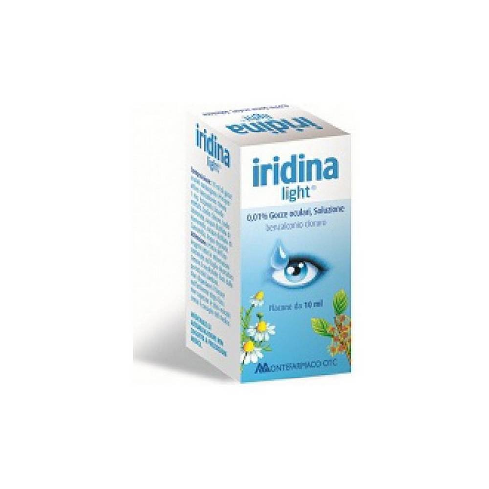 iridina light 001 antimicrobial and disinfectant of the ocular mucosa 10 ml Iridina Light 0,01% Antimikrobielle & Desinfizierende Augentropfen 10ml