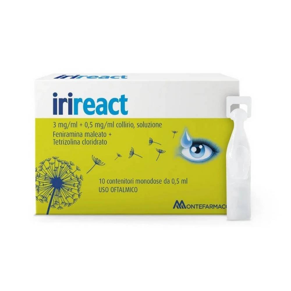 irireact anti inflammatory 10x05 ml vials Irireact Entzündungshemmende Augentropfen Einzeldosen 10×0,5ml
