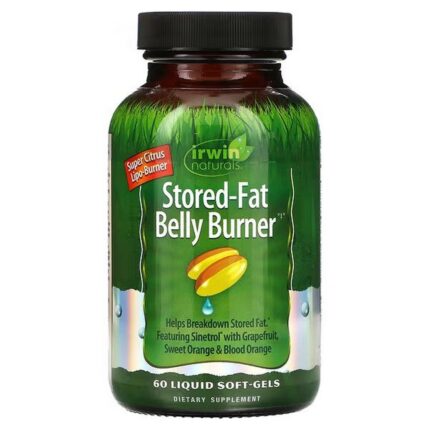 Irwin Naturals Stored-Fat Belly Burner – Metabolism Support, 60 Liquid Softgels