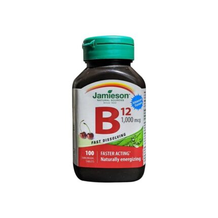 Jamieson vit. B12 1000 mcg cherry 100 tab