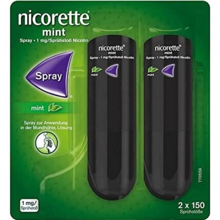 Johnson Nicorette Mint 1 mg Spray 26.4 ml (2×13.2 ml)