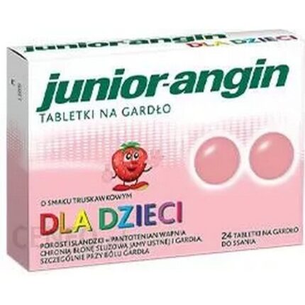Junior-Angin Strawberry Lozenges 24 pcs