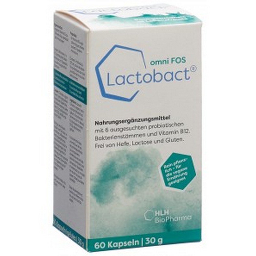 lactobact omni fos gastric resistant capsules 60 pcs Lactobact Omni FOS Gastro-Resistant Capsules 60 pcs