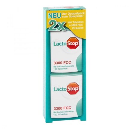 Lactostop 3300 FCC Tablets Click Donor Double Pack 2x100 pcs