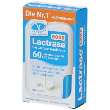 Lactrase 6000 FCC Tablets Click Dispenser 60 pcs