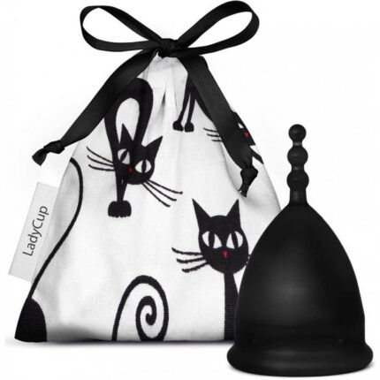 LadyCup Menstruationstasse Black Cat Größe S
