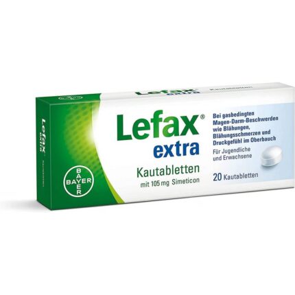 Lefax Extra Chewable Tablets 20 pcs