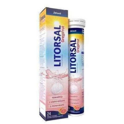 Litorsal Zdrovit grapefruit, effervescent tablets, 24 pcs.